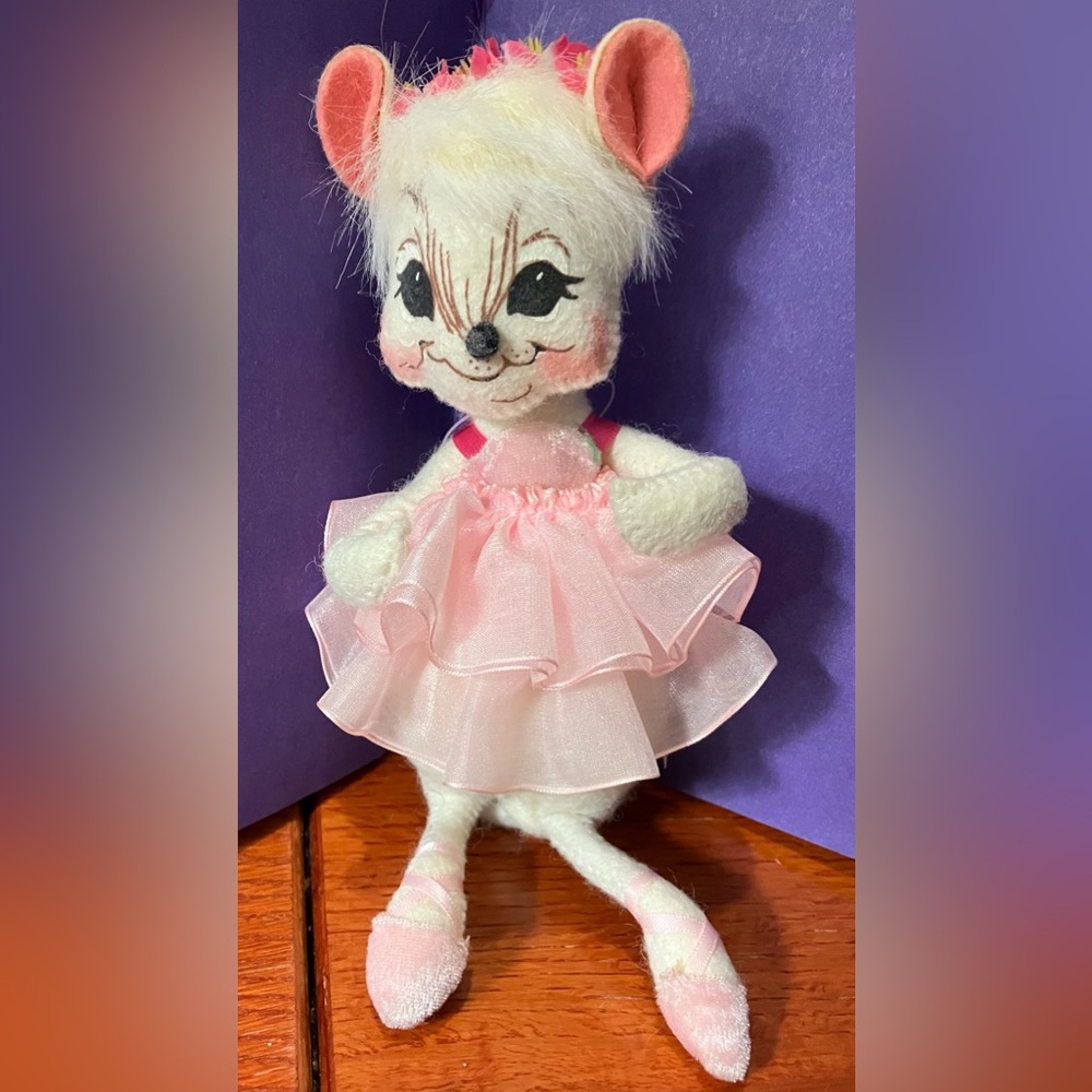 EUC with tag Annalee 6” Ballerina Mouse year 2006